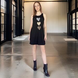 NEW Dress loose fit dresses heart print dress fall summer fashion new dresses